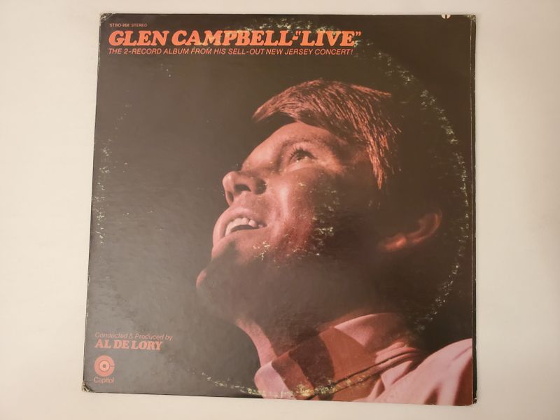 Glen Campbell Live vinyl record